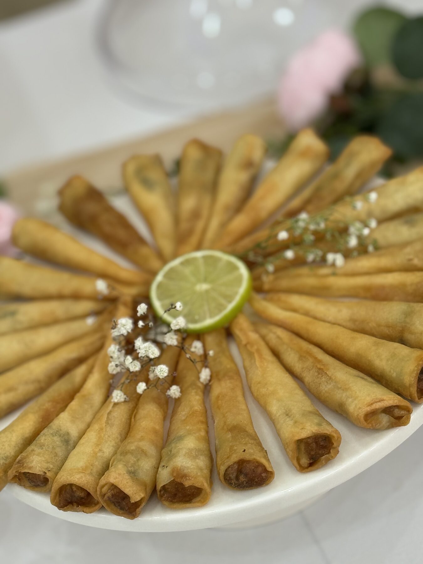Roulés croustillants pour cocktail traiteur au Festif