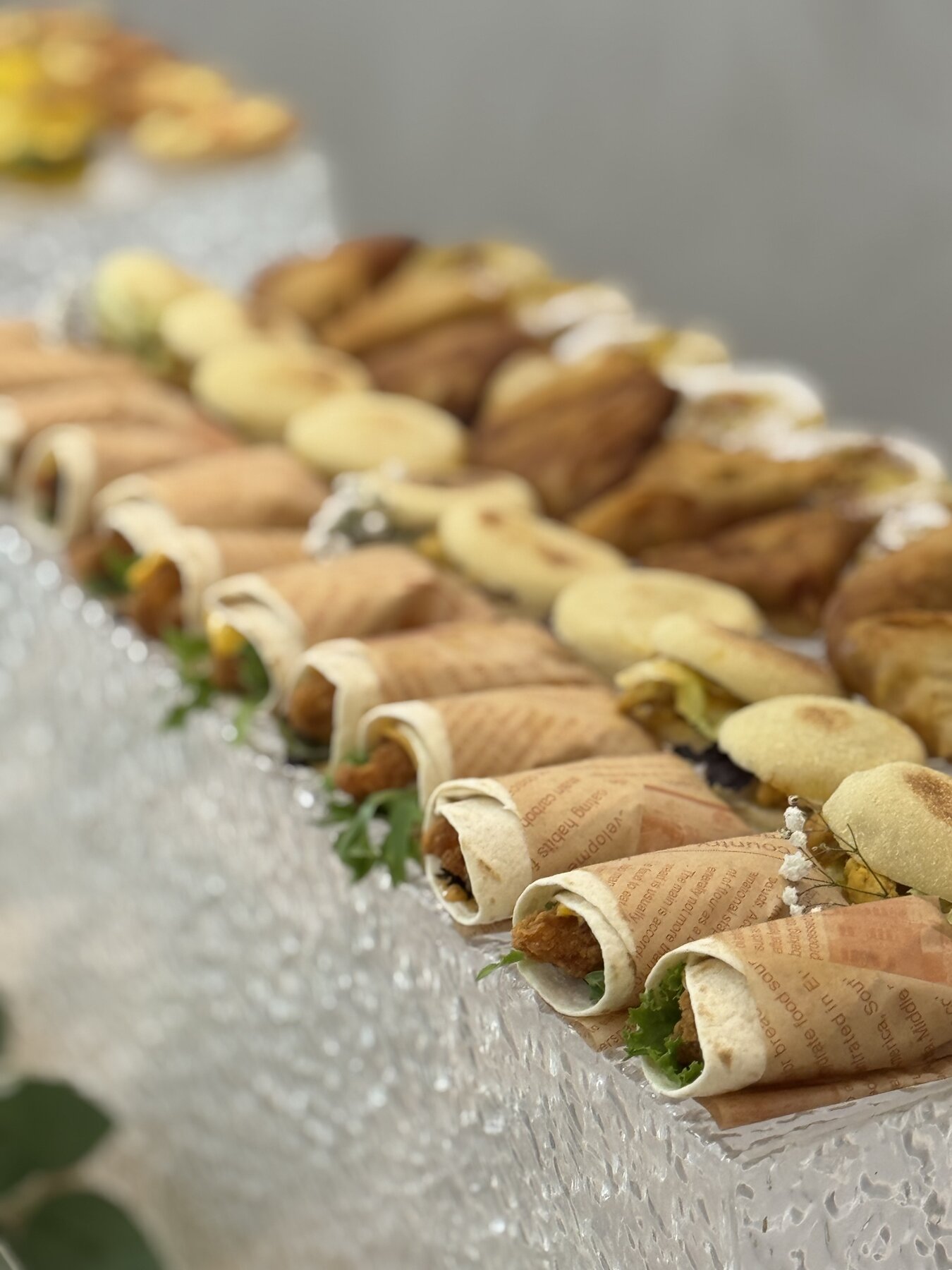 Roulés en cornet pour buffet cocktail au Festif