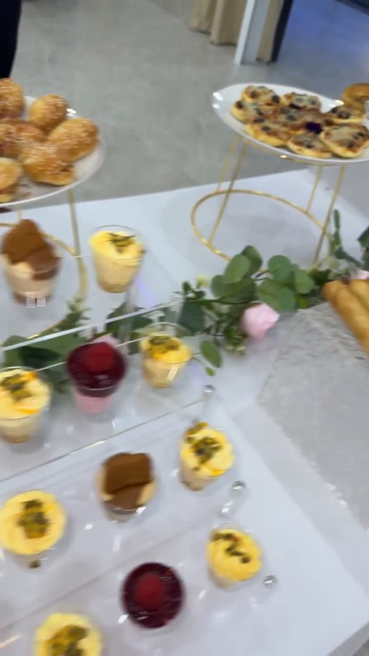 Vidéo : vue d'ensemble du buffet traiteur au Festif