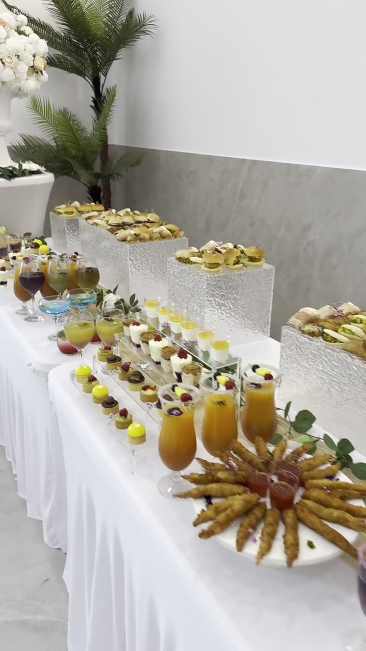 Vidéo : table de desserts fleurie au Festif à Chambly