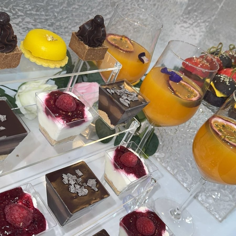Verrines sucrées et cocktails pour réception traiteur au Festif