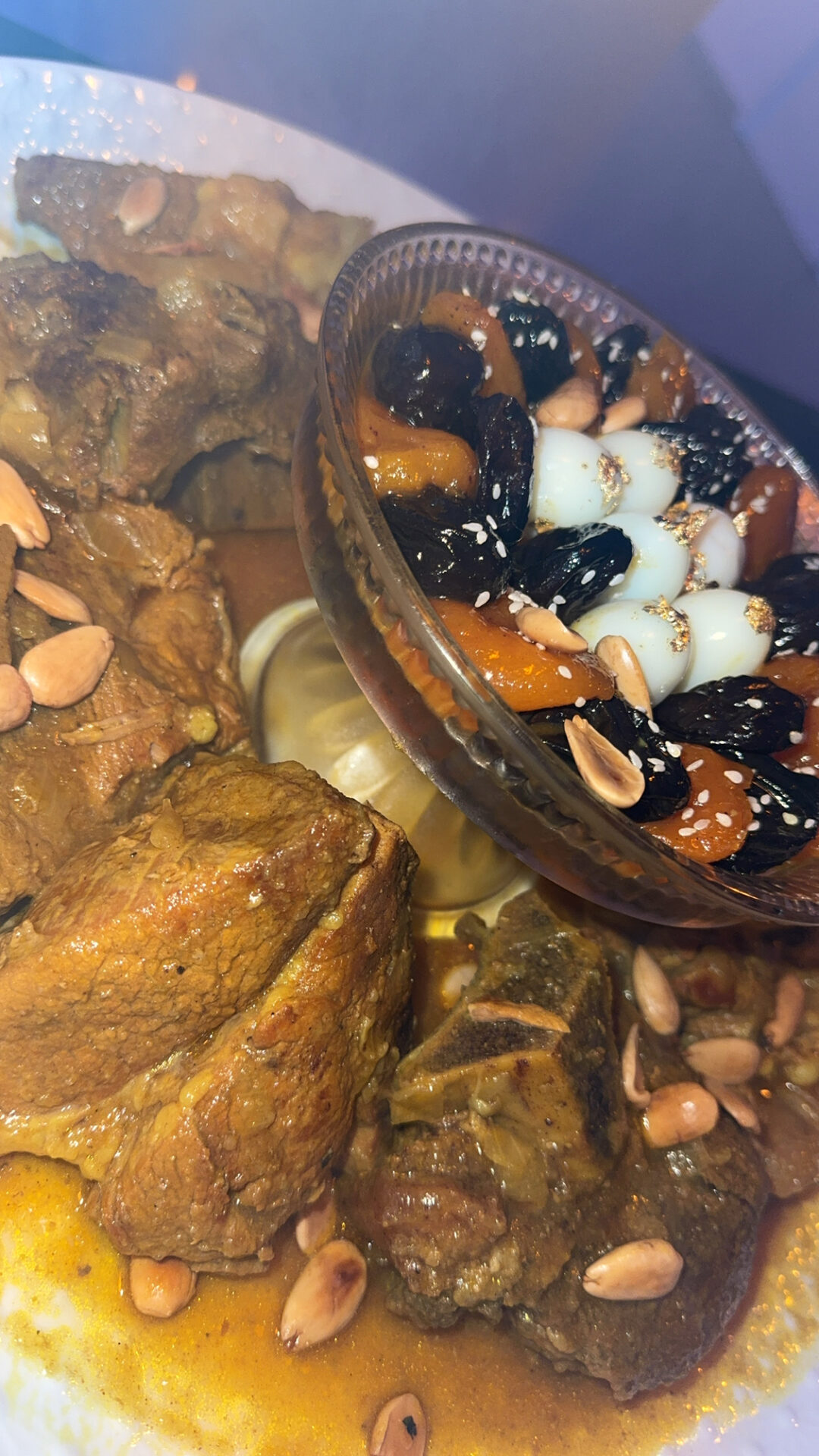 Viande mijotée aux fruits secs pour buffet traiteur au Festif